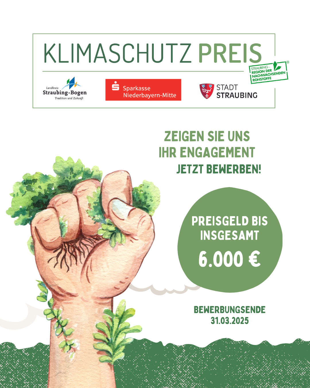 Bewerbungsphase für den Klimaschutzpreis 2025 läuft